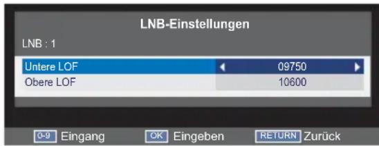 TOSHIBA 32W2444 - Auswahl der LNB-Einstellungen - 2