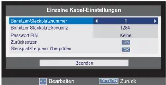 TOSHIBA 32W2443 - Drücken Sie ◀ oder ▶ und wählen Sie den Satellit oder LNB und OK. - 2