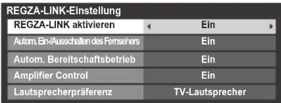 TOSHIBA 32VL748 - REGZA-LINK aktivieren - 1