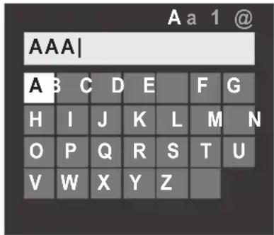 TOSHIBA 32VL748 - So geben Sie Text über die Software-Tastatur ein: - 1