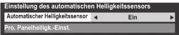 TOSHIBA 32VL748 - Einstellung des automatischen Helligkeitssensors - 1