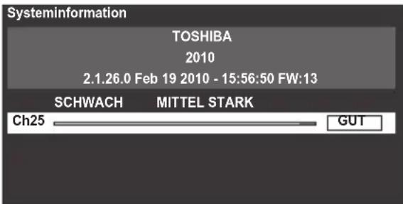 TOSHIBA 32VL748 - Systeminformation - 1
