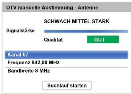 TOSHIBA 32L6463 - Manuelle Einstellung - 1