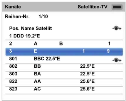 TOSHIBA 32L6463 - Kanäle (Satellit) - 1