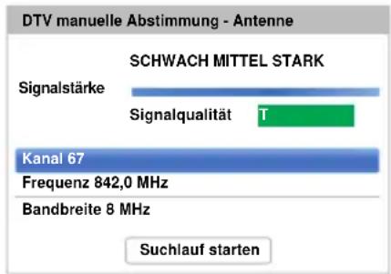 TOSHIBA 32L4353 - Manuelle Einstellung - 1