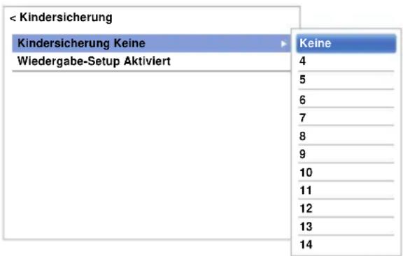 TOSHIBA 32L4353 - Kindersicherung Einst. - 1