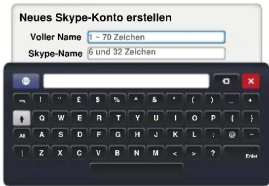TOSHIBA 32L4353 - So erstellen Sie ein neues Konto: - 2