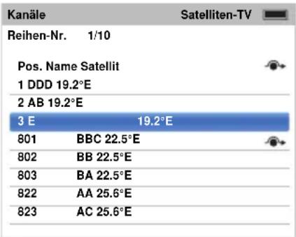 TOSHIBA 32L4353 - Kanäle (Satellit) - 1