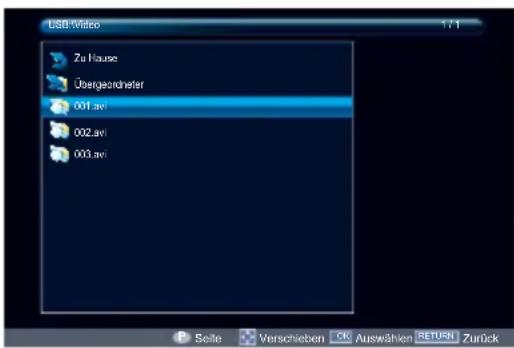 TOSHIBA 32L2454 - Videodateien abspielen - 3