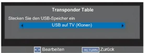 TOSHIBA 32L2443 - Importieren von USB auf TV - Transponder Tabelle - 1