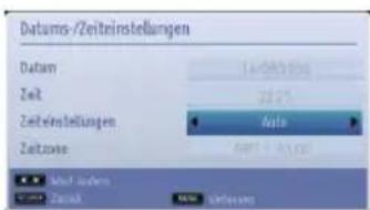 TOSHIBA 32L1334 - Einstellen von Datum und Uhrzeit - 1