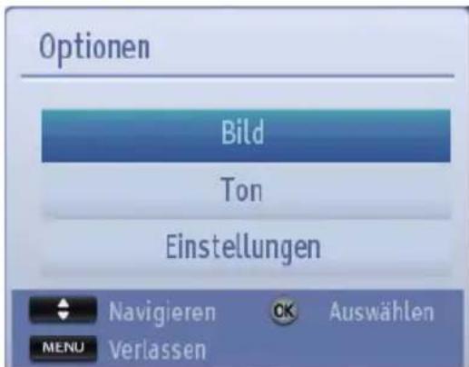 TOSHIBA 32L1334 - Das Benutzen der Taste MENU im Media-Browser-Modus - 1