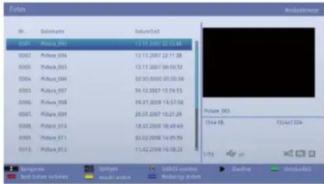 TOSHIBA 32L1334 - Betrachten von JPEG-Dateien - 1
