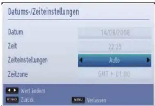 TOSHIBA 24W1443 - Einstellen von Datum und Uhrzeit - 1