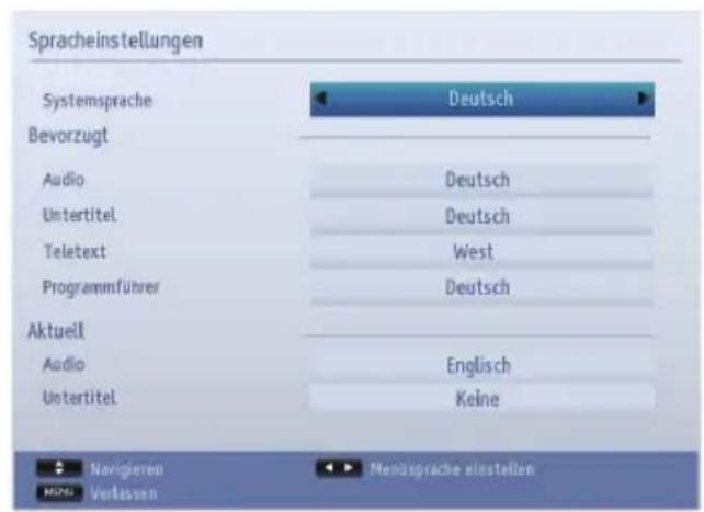 TOSHIBA 24W1443 - Spracheinstellungen - 1