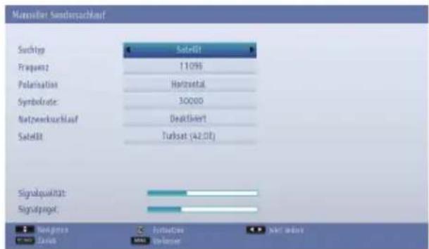 TOSHIBA 24W1443 - Manuelle digitale Satellitensuche - 1