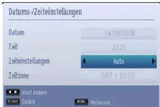 TOSHIBA 24D1433 - Einstellen von Datum und Uhrzeit - 1