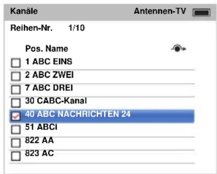 TOSHIBA 58M8365 - Positionen sortieren - 1
