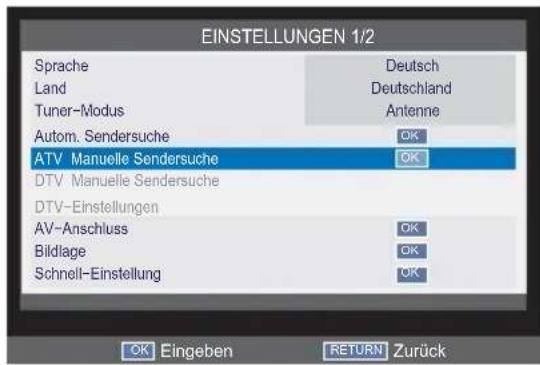 TOSHIBA 58L5353 - ATV-Modus - Antenne/Kabel - 1