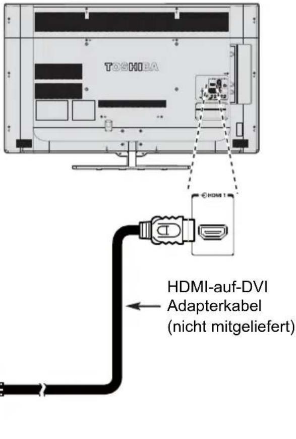 TOSHIBA 58L5333 - Verbinden eines Computers mit dem HDMI-Anschluss - 2