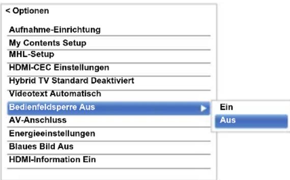TOSHIBA 55M7453 - Bedienfeldsperre - 1