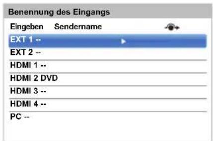 TOSHIBA 55M7453 - Benennung der Video-Eingangsquellen - 3
