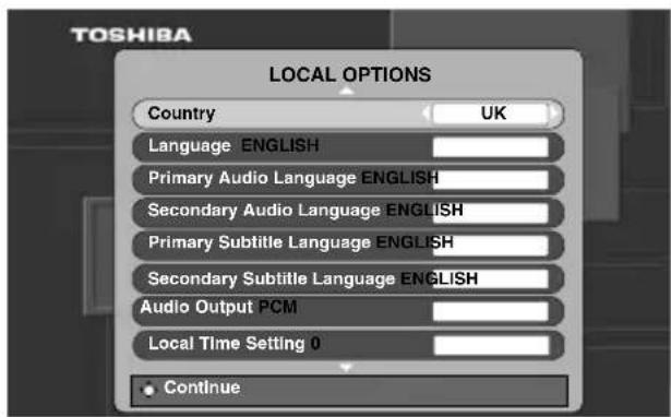 TOSHIBA 52XV555D - Erstmalige Sendereinstellung des Fernsehgeräts - 1