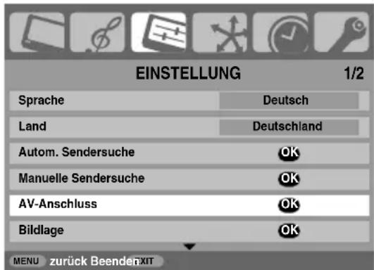 TOSHIBA 52XV555D - Auswahl des EINGANGS-Signals - 1
