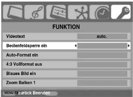 TOSHIBA 52XV553 - Bedienfeldsperre - 1