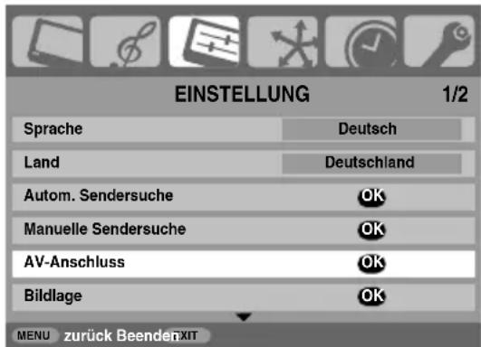 TOSHIBA 52XV553 - Auswahl des EINGANGS-Signals - 1