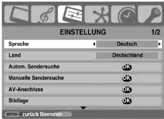TOSHIBA 52XV553 - Verwenden der Autom. Sendersuche - 1