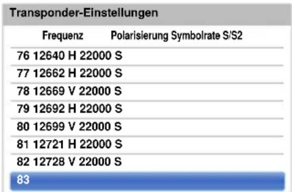 TOSHIBA 50L7365 - Um einen Transponder hinzuzufügen: - 3