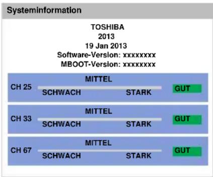 TOSHIBA 50L7353 - Systeminformation - 1