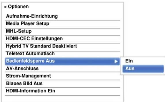 TOSHIBA 50L7353 - Bedienfeldsperre - 1