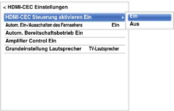 TOSHIBA 50L7335 - HDMI-CEC Steuerung aktivieren - 1