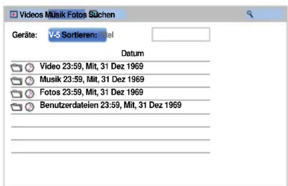 TOSHIBA 50L4353 - Verwenden des Media Players mit einem Medienserver - 1