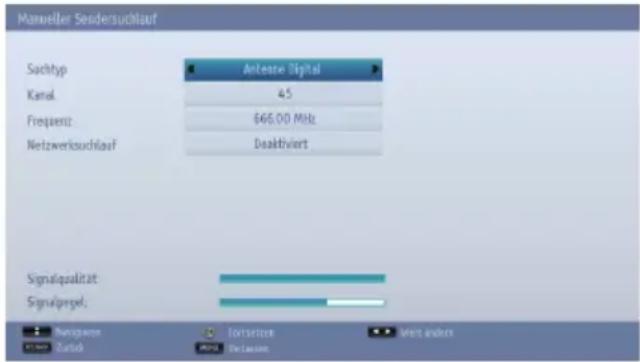 TOSHIBA 48T5445 - Digitale Antenne manuelle Suche - 1
