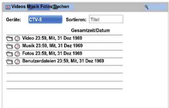 TOSHIBA 47M7453 - Verwenden des My Contents mit einem Medienserver - 1
