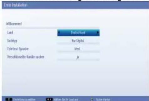 TOSHIBA 48T5435 - Erstinstallation - 2