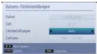 TOSHIBA 48L1435 - Einstellen von Datum und Uhrzeit - 1