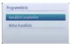 TOSHIBA 48L1435 - Anzeigen der Kanalliste - 1