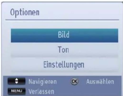 TOSHIBA 48L1435 - Das Benutzen der Taste MENU im Media-Browser-Modus - 1