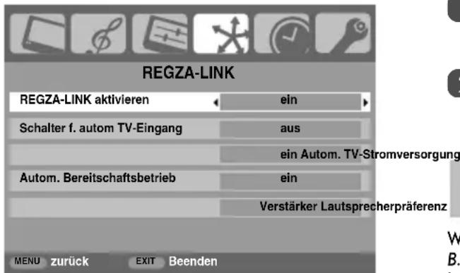 TOSHIBA 46XV550 - REGZA-LINK aktivieren - 1
