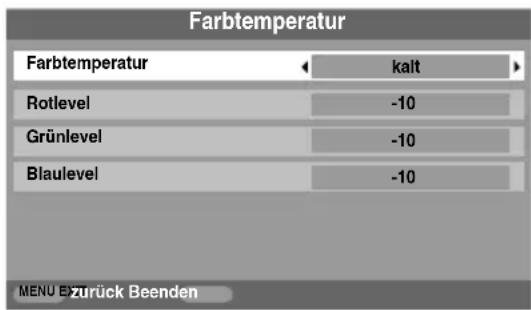 TOSHIBA 46XV553 - Farbtemperatur - 1