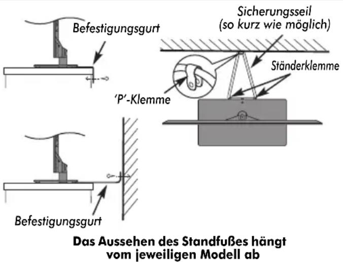 TOSHIBA 46XL748 - Wahl des Standorts - 1