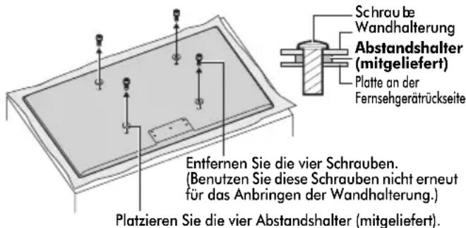 TOSHIBA 46XL748 - Beim Einsatz einer Wandhalterung - 1