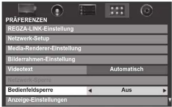 TOSHIBA 46XL748 - Bedienfeldsperre - 1