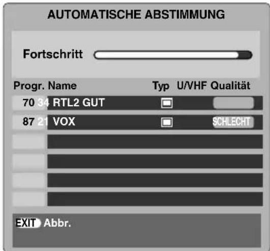 TOSHIBA 46XV555D - Erstmalige Sendereinstellung des Fernsehgeräts - 2