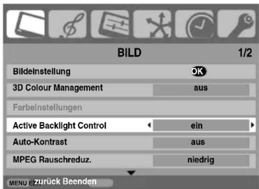 TOSHIBA 46XV555D - Farbeinstellungen - 3
