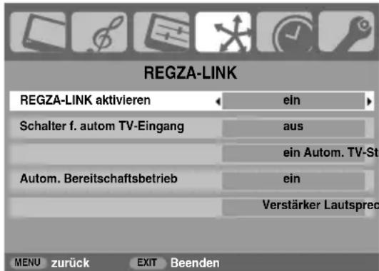 TOSHIBA 46XV555D - REGZA-LINK aktivieren - 1